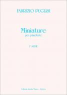 Miniature Per Pianoforte, Ia Serie 