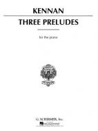 Three Preludes for Piano 