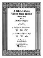 I Walked Today Where Jesus Walked 