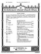 Ho Every One That Thirsteth with Organ Accompaniment 