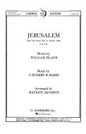 Jerusalem And Did Those Feet In Ancient Time (Key Of F) 