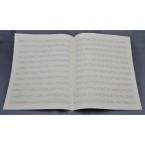 Notenpapier Quart-Format hoch 12 Systeme 