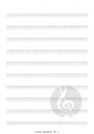 Notenpapier Din A4 hoch (21 x 29,7) 10 Systeme 