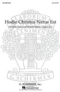 Hodie Christus Natus Est Organ 