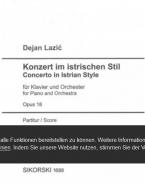 Konzert im istrischen Stil op. 18 