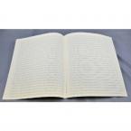 Notenpapier Quart-Format hoch (27x34) 26 Systeme mit Taktstrichen 