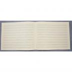 Notenpapier Quart-Format quer (34x27) 10 Systeme 