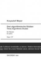 3 algorithmische Etüden op. 137 