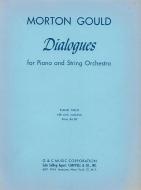 Dialogues Piano Solo With Orchestra Reduction 