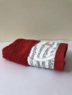 Gästetuch rot, Nußknacker 