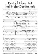 Ein Licht leuchtet hell in der Dunkelheit 