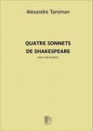 Quatre Sonnets de Shakespeare 