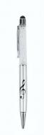 Stylus Pen g-clef silver/crystal 
