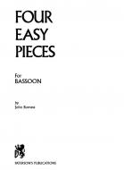 4 Easy Pieces For Bassoon And Piano 