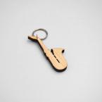 Schlüsselanhänger Saxophon Ahorn 