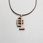 Halskette Trompete Ahorn 