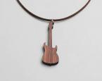 Halskette E-Gitarre Walnuss 