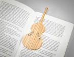 Lesezeichen Double Bass Eiche 