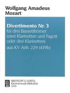 Divertimento Nr. 3 C-dur KV Anh. 229 