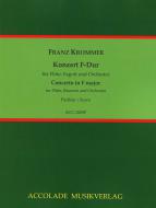 Konzert für Flöte, Fagott und Orchester (Partitur) 