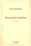 Deux petites Cantilénes op. 178 