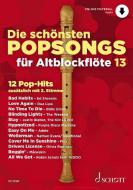 Die schönsten Popsongs für Alt-Blockflöte 13 