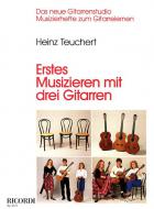 Erstes Musizieren mit drei Gitarren 