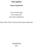 Orgelbegleitung zu 'Panis angelicus' 