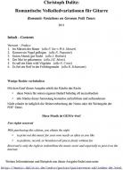 Romantische Volksliedvariation 