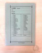 Notenumschlag - Marsch-Format mit Stirn- und Seiten 