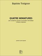 Quatre miniatures 