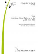 Trio pour Piano, Alto et Clarinette en Sib op. 86 