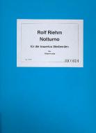 Notturno für die trauerlos Sterbenden 