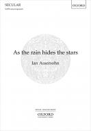 As the rain hides the stars 