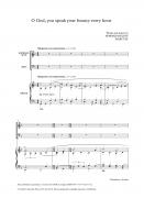 O God, you speak your beauty every hour 