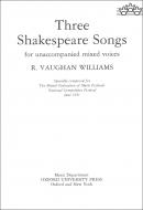 3 Shakespeare Songs 