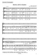 Wachet, steht im Glauben 