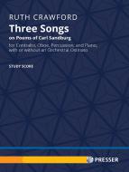 3 Songs on Poems of Carl Sandburg 