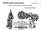 Halters festliche Liedersammlung 