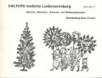 Halters festliche Liedersammlung 