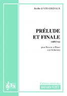 Prélude et finale op. 6 