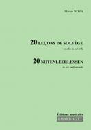 20 Leçons de formation musicale - Chant 2 clés 