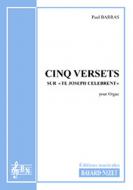 5 versets sur Te Joseph celebrent 