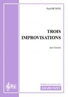 3 improvisations 