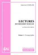 Lectures de formation musicale 1 - Accompagnement 