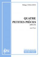 4 petites pièces op. 37 