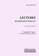 Lectures de formation musicale 4A - Chant 2 clés 