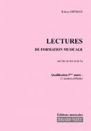 Lectures de formation musicale 6 - Chant 2 clés 