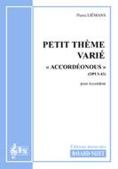 Petit thème varié "Accordéonous" op. 43 