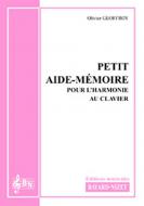 Petit aide-mémoire pour l'harmonie au clavier 